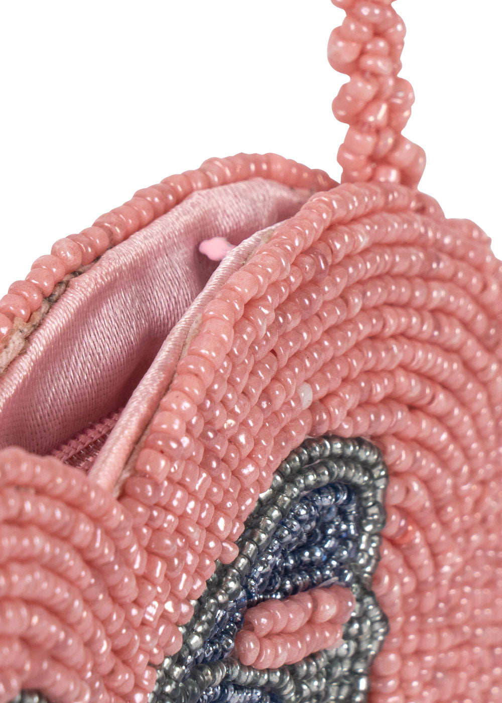 BEADED HEART BAG - AMARENA