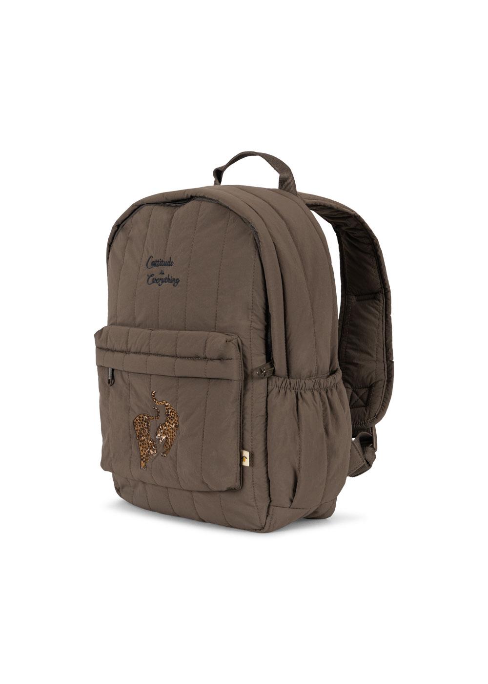 JUNO QUILTED BACKPACK MIDI - Walnut - PRE-ORDER